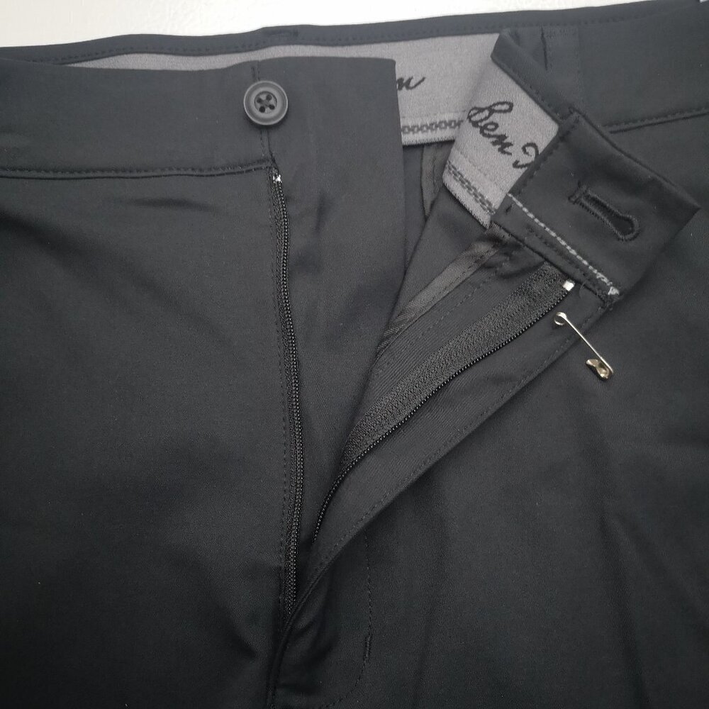 NWT Ben Hogan Moisture Wicking Sun Protection UPF50 Men's Size 38 Black Shorts - Picture 9 of 11